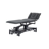 Marquesa de massagem elétrica 5 secções - Rila PRO - Estrutura cinzenta, estofo cinzento
