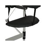 Mesa de massagem portátil exclusiva Estetic Black Comfy Base K515