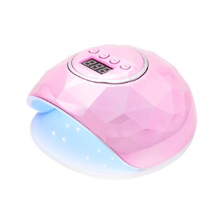 Lâmpada UV LED Brilhante 86W Rosa Pérola