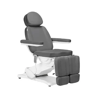 Cadeira elétrica de pedicure SILLON CLASSIC 2 motores pedicure cinza
