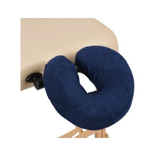 Capa para encosto de cabeça em tecido atoalhado - azul