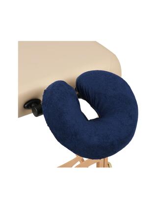Capa para encosto de cabeça em tecido atoalhado - azul