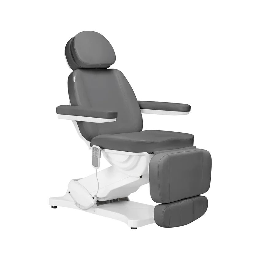 Cadeira de estética elétrica SILLON CLASSIC 3 motores cinza