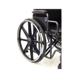 Cadeira de rodas extra larga 56 cm estrutura reforçada – Capacidade de peso: 225 kg