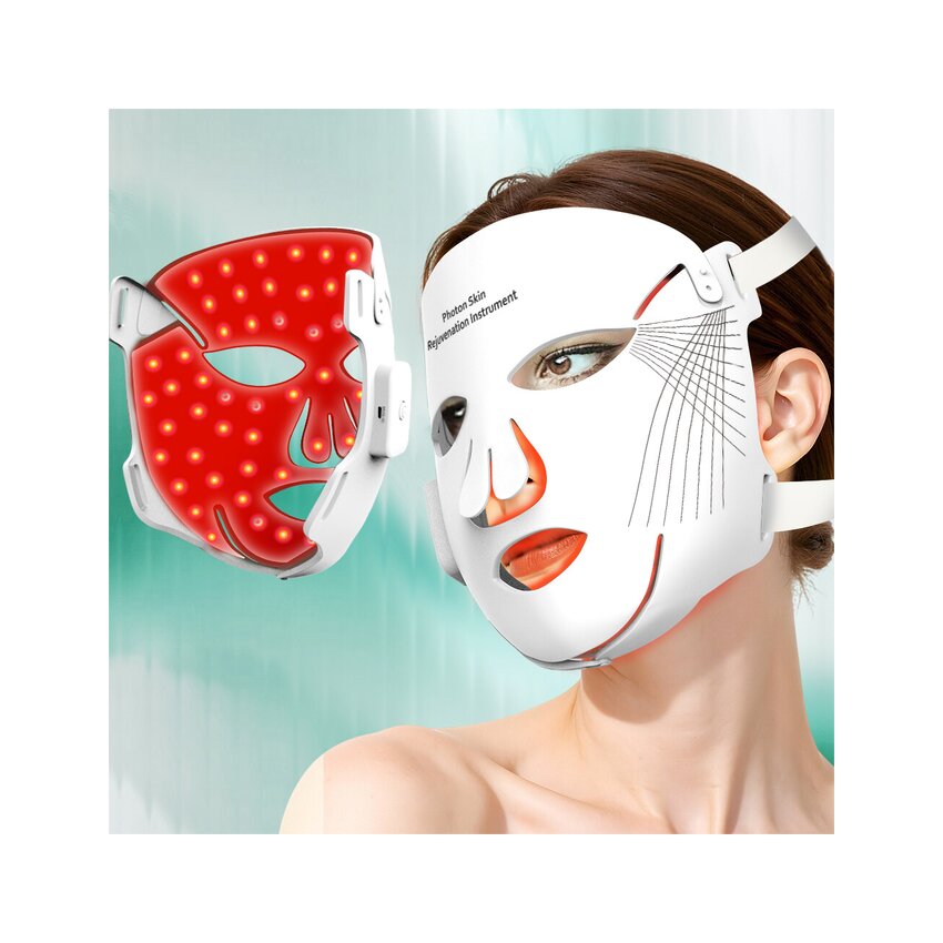 Máscara de luz vermelha LED 4D - Máscara facial